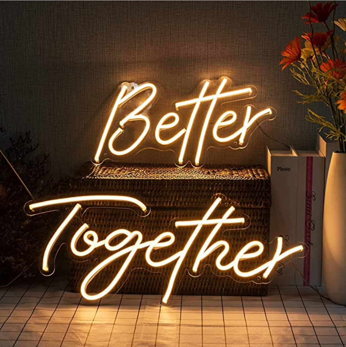 Better together - Scritta Neon led